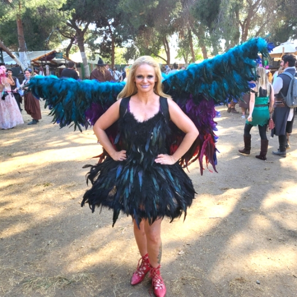 Handmade Fairy Feather COSTUME no wings - Picture 3 of 7